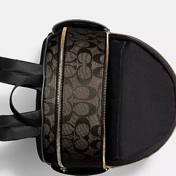 COACH Court Backpack In Signature Canvas - Picture 3 of 5